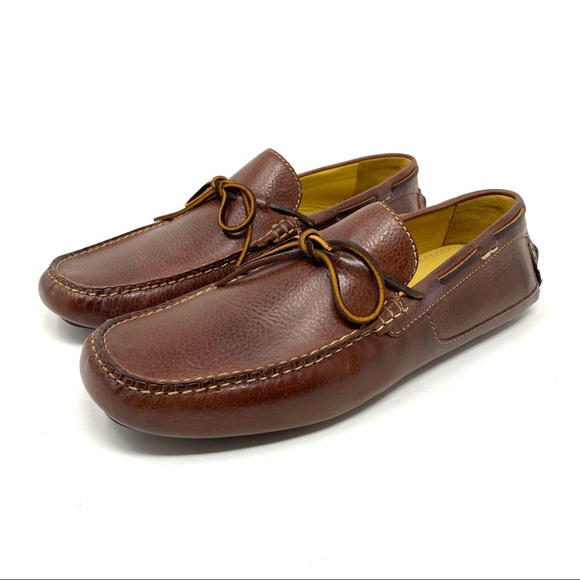 Sebago Men's Denton Driving Loafers Cognac - Picture 2 of 9